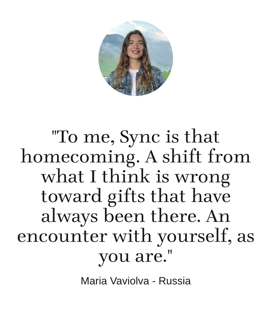 Sync Method testimonial from Maria Vaviolva